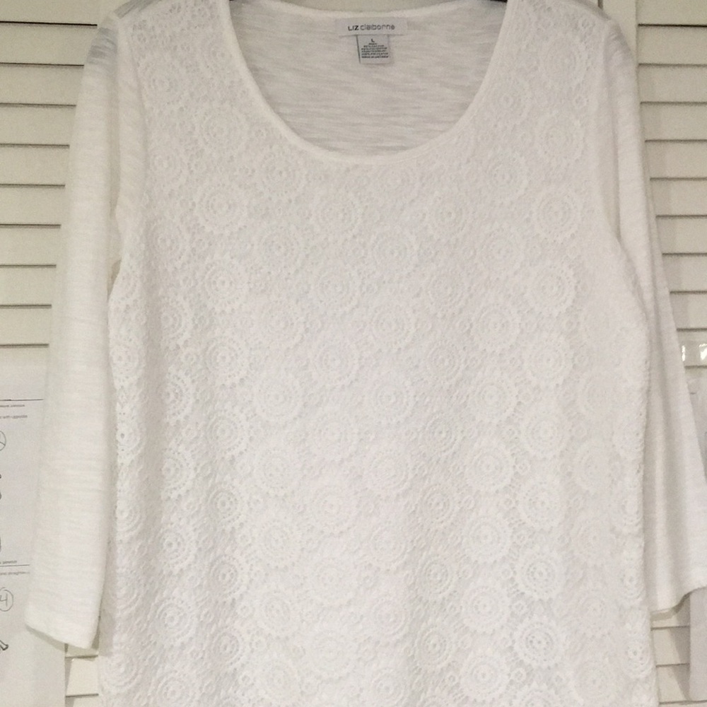 Liz Claiborne Lacey blouse